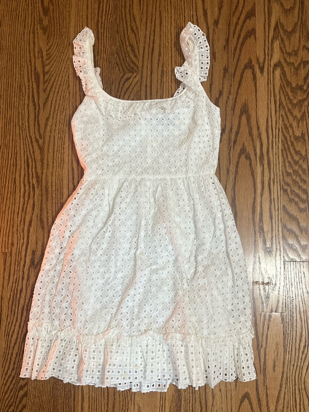 Lulu's White Eyelet Sundress
